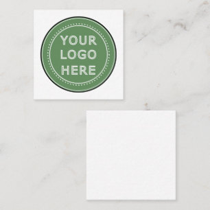 Sleek, contemporary, polished, & customizable. square business card