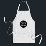 Sleek, contemporary, polished,& customizable standard apron<br><div class="desc">EVERYONE CAN USE THIS DESIGN.You are free to add,  edit,  or resize the logo,  photo,  text,  and colours as you choose.Many thanks.</div>