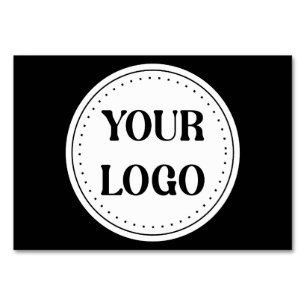 Sleek, contemporary, polished,& customizable. Table Number