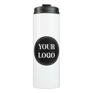 Sleek, contemporary, polished,& customizable thermal tumbler