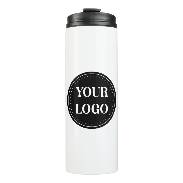 Sleek, contemporary, polished,& customizable thermal tumbler (Front)