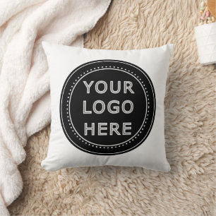 Sleek, contemporary, polished, & customizable. throw pillow