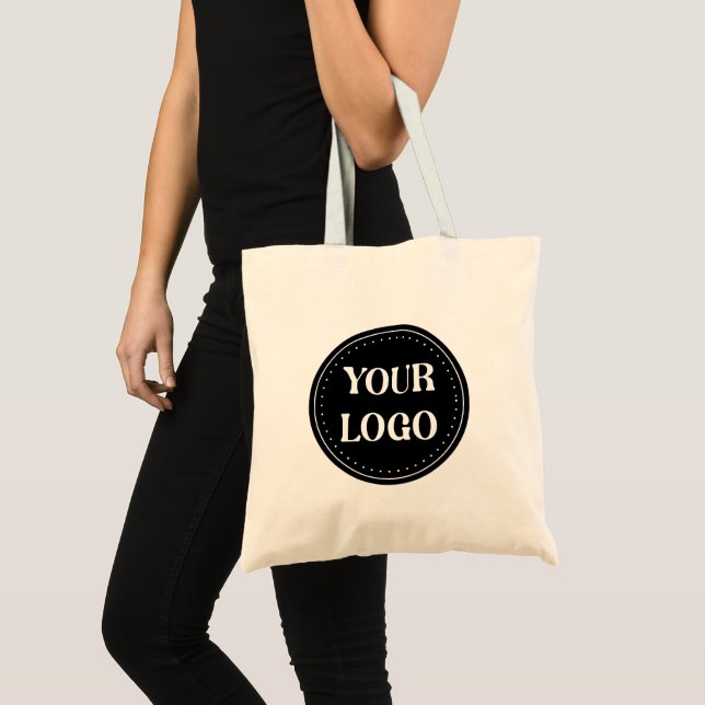 Sleek, contemporary, polished,& customizable tote bag (Front (Product))