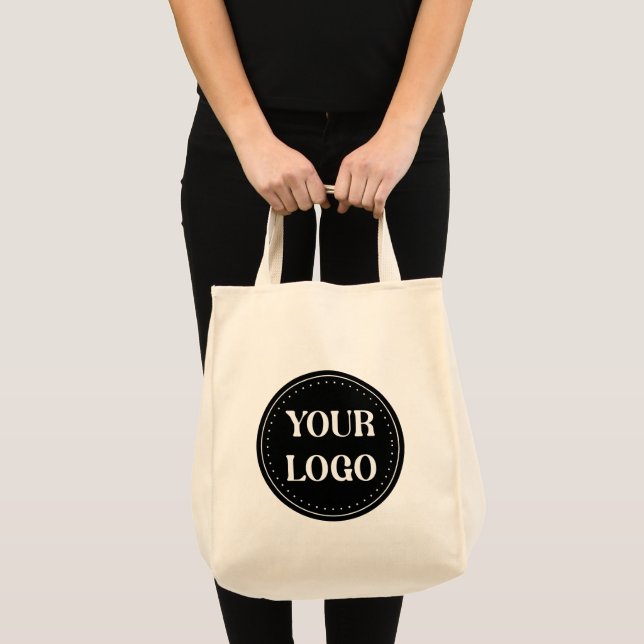 Sleek, contemporary, polished,& customizable tote bag (Front (Product))