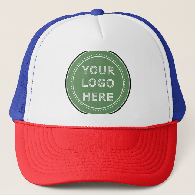 Sleek, contemporary, polished,& customizable. trucker hat (Front)