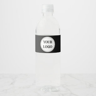 Sleek, contemporary, polished,& customizable. Water Bottle Label