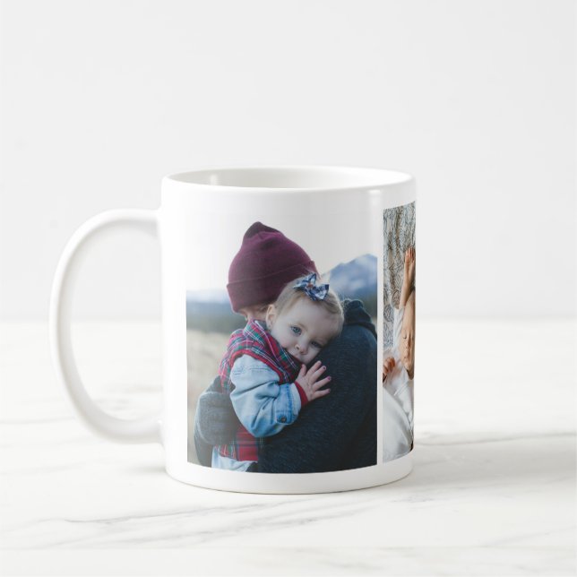 Sleek Custom Personalized Photo Mug (Left)