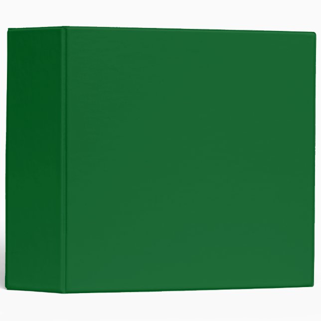 Sleek Forest Green Binder for Notes Papers and Mor (Front/Spine)