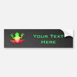 Sleek Frog Bumper Sticker