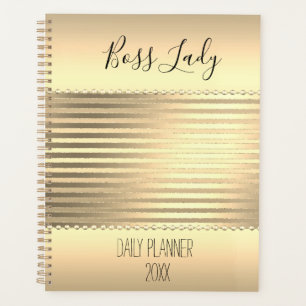Sleek Gold Boss Lady Planner
