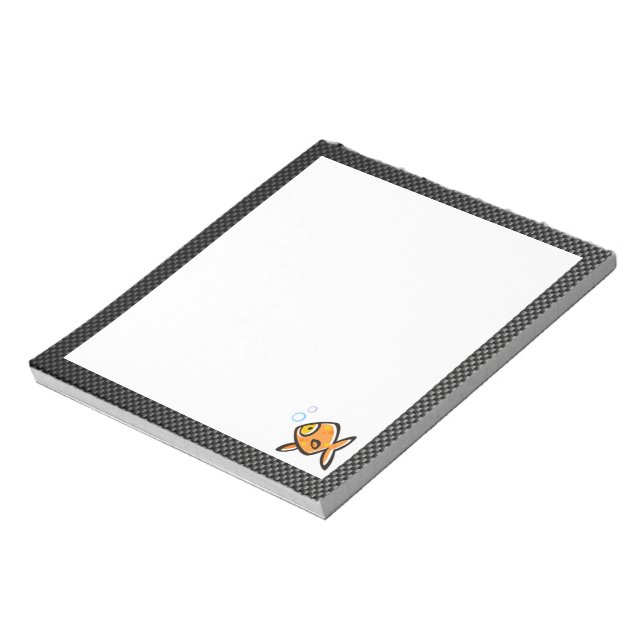 Sleek Goldfish Notepad (Rotated)