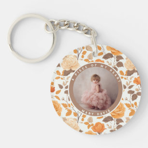 Sleek Graduation Gifts for girlfriend Photo Rose  Keychain