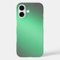 Sleek Green Ombre – iPhone 16 Case