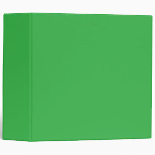 Sleek Kelly Green Binder for Notes Papers and More