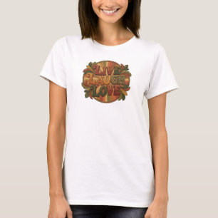 Sleek LIVE LAUGH LOVE 2D Custom Creation T-Shirt