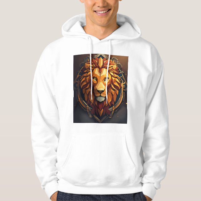 "Sleek Loin Design Jacket: A Fusion of Style and F Hoodie (Front)