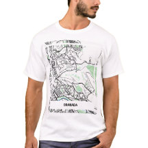 Sleek map map Grenada - Natural Color