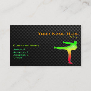 Sleek Martial Arts Business Card