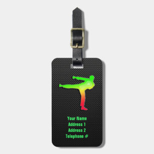 Sleek Martial Arts Luggage Tag