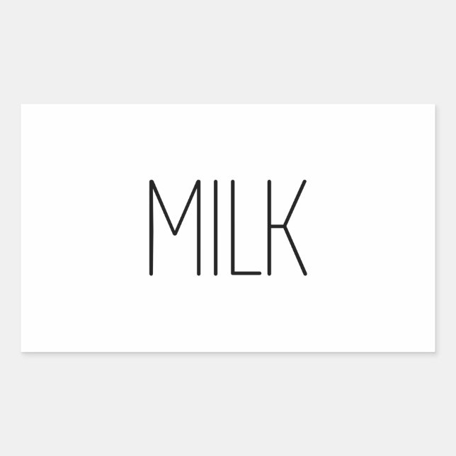 Sleek Milk Sticker (Front)