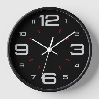 Sleek Modern Wall Clock