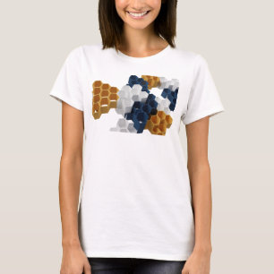 Sleek Orange ABSTRACT ART Art Print T-Shirt
