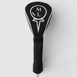 Sleek Personalized Monogram Golf Head Cover