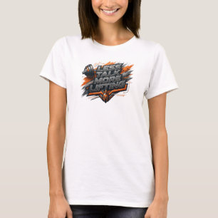 Sleek Pink LESS TALK MORE LIFTING Quote Shirt