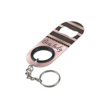 Sleek Pink Striped Boss Lady