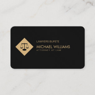 Sleek, Professional Shiny Black White Professional Business Card