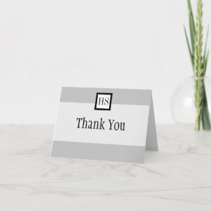 Sleek Professional Thank You : Note Card