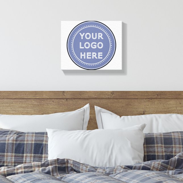 Sleek, Refined, & Personalized Binder Canvas Print (Insitu(Bedroom))