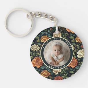 Sleek Retirement Gifts For Women Rose Keychain