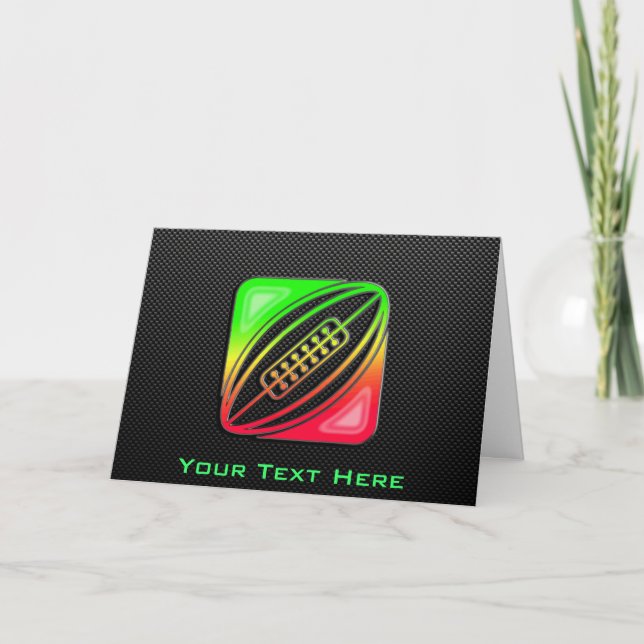 Sleek Rugby Card (Front)