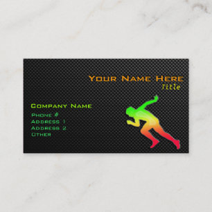 Sleek Running Business Card