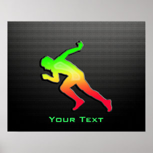 Sleek Running Poster