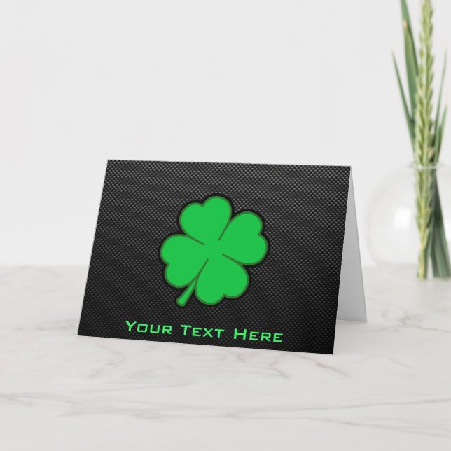 Sleek Shamrock Card (Front)