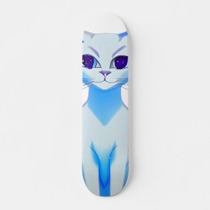Sleek Siamese Cat Skateboard