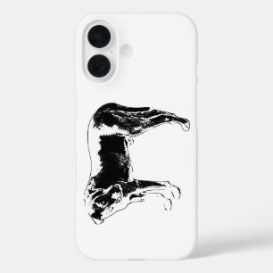 Sleek Side Profile with Attitude iPhone 16 Case