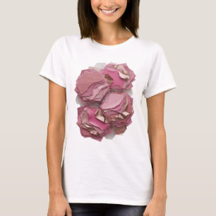 Sleek Silver ABSTRACT ART Fashion Print T-Shirt
