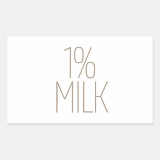 Sleek Tan 1% Milk Sticker
