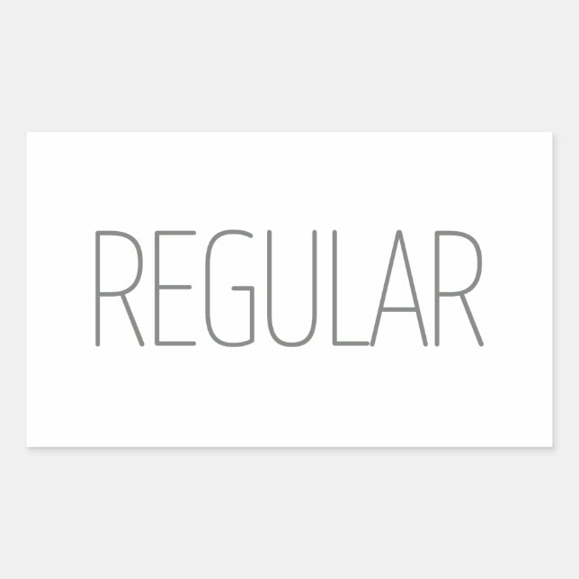 Sleek Tan Regular Coffee Sticker (Front)