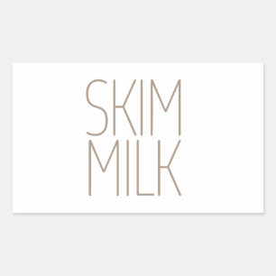 Sleek Tan Skim Milk Sticker
