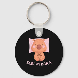 Sleeng Capybara Pajamas Nightgown Sleepybara Roden Keychain