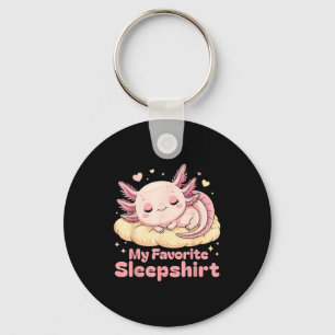 Sleeng Pajamas Axolotl Favorite Sleepshirt Women G Keychain