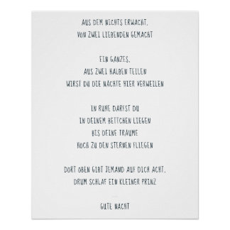 "Sleep a little prince" Poster