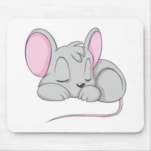 Sleep Baby Mouse Rat Nap Shirt Mouse Pad