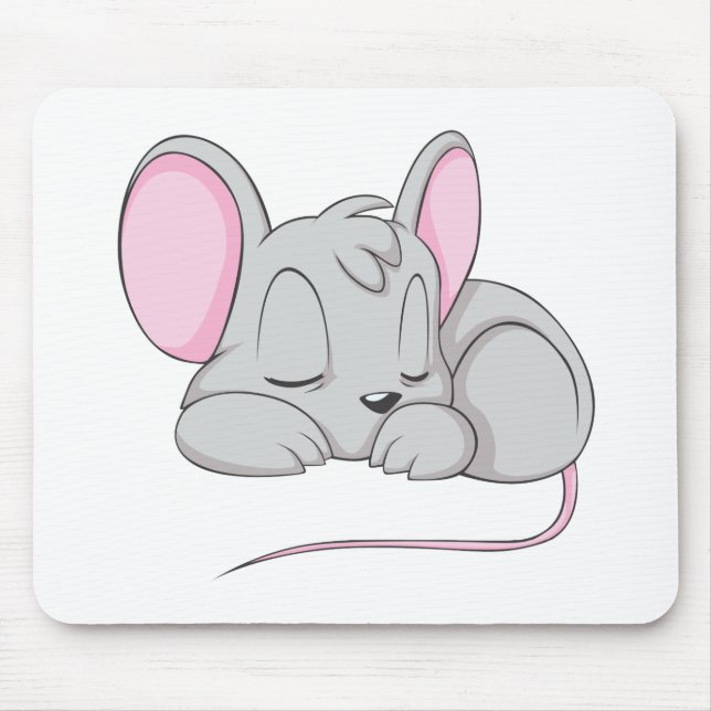 Sleep Baby Mouse Rat Nap Shirt Mouse Pad (Front)