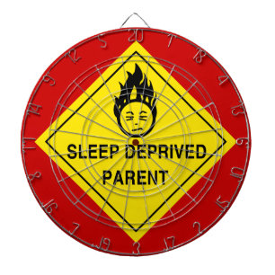Sleep Deprived Parent Dartboard