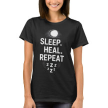 Sleep Heal Repeat | Minimal Wellness Shirt